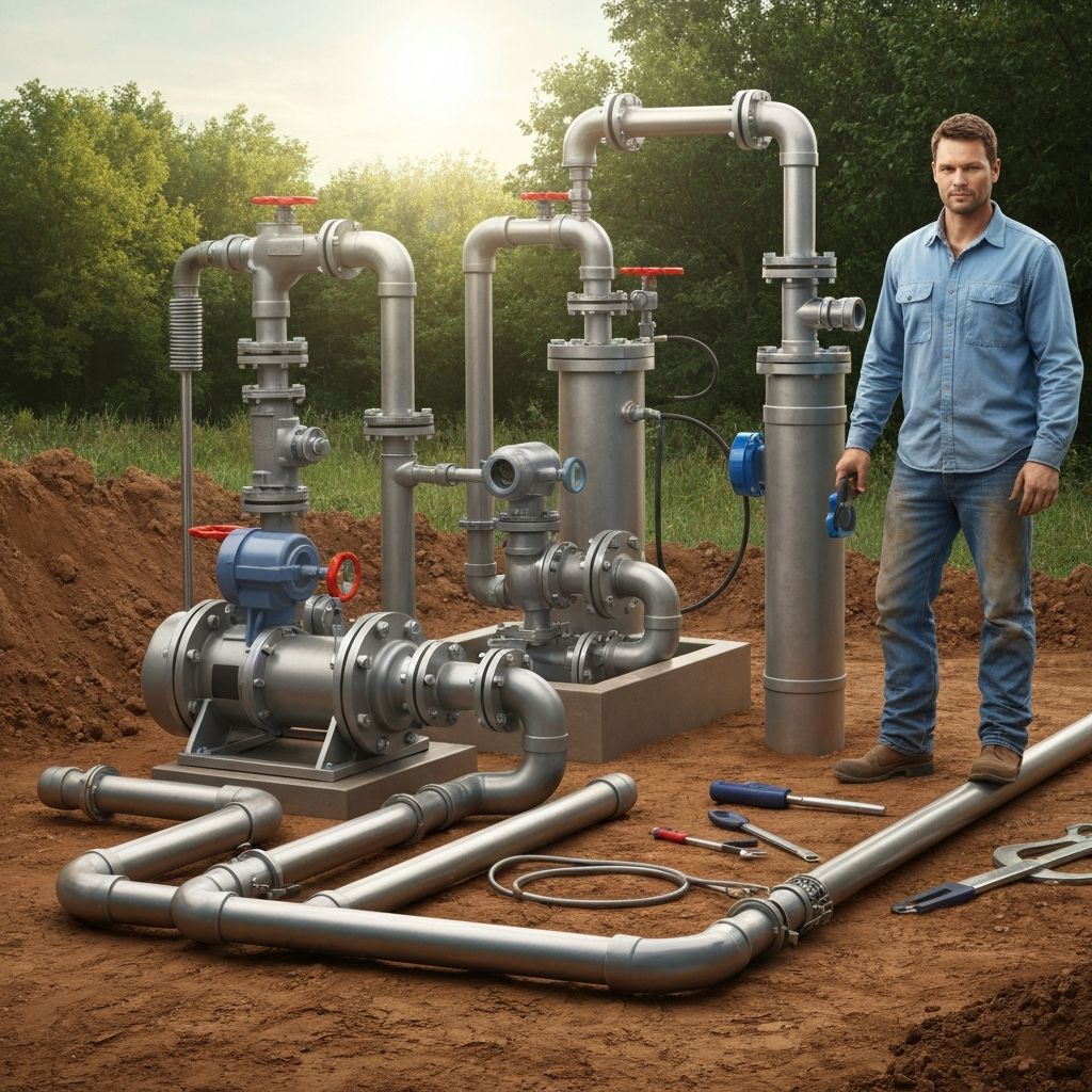 Pompa air dan instalasi sumur
